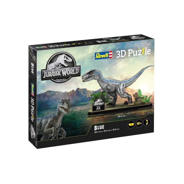 3D Puzzle REVELL 00247 - Jurský svět - Blue