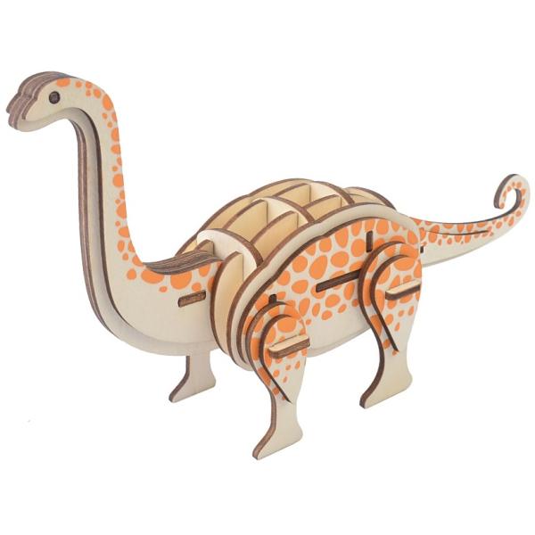 Woodcraft Dřevěné 3D puzzle Brontosaurus