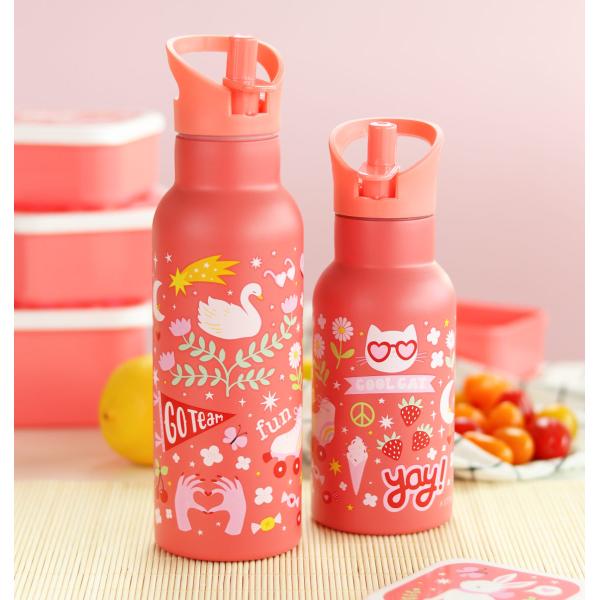 A Little Lovely Company - nerezová láhev na pití, 350 ml - zábava (obrázek 9)