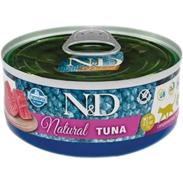 N&D CAT NATURAL TUNA 70 GR