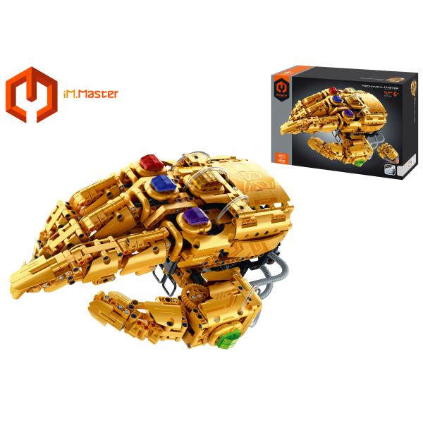 iM.Master Stavebnice hydraulická ruka žlutá 4×18,4×39 cm