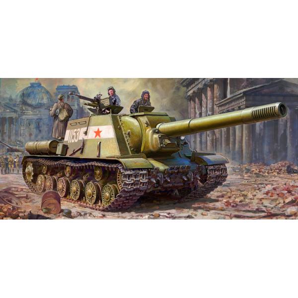Model Kit military 3721 - Sovětská samohybná děla ISU-152 (1:35) (obrázek 10)
