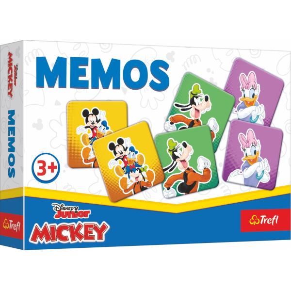 Trefl Hra - Pexeso - Mickey Mouse (malá krabice)