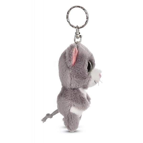 NICI Glubschis klíčenka Kočka šedá Felinja 9cm, GREEN (obrázek 3)