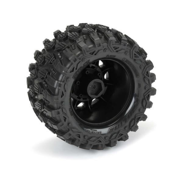 Pro-Line kolo 2.8", pneu Hyrax, disk Raid H12 černý (2) (obrázek 5)