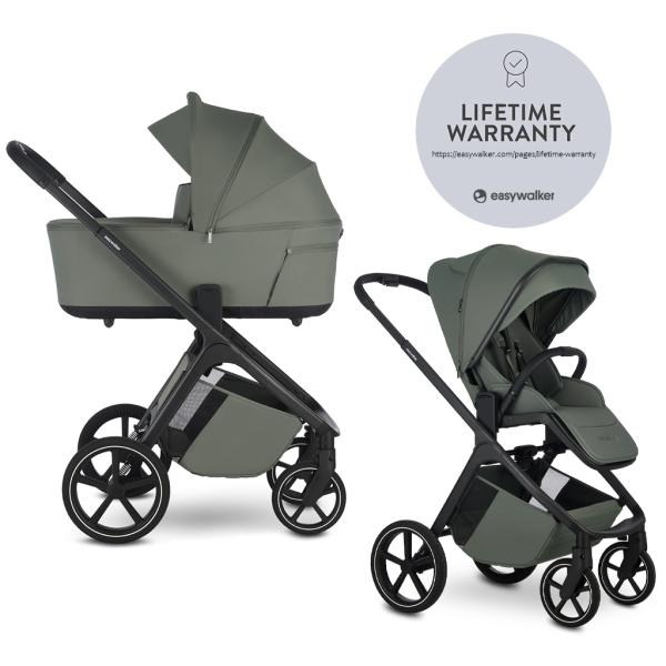 EASYWALKER Kočík kombinovaný Zoey Go Mineral Green