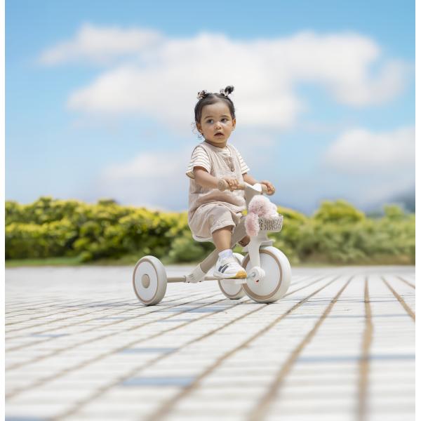 Globber dětské odrážedlo tříkolové - Learning Trike 2in1 PLUS Ecologic Coconut (obrázek 10)