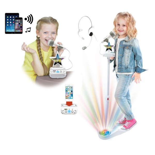 Bluetooth karaoke s hlavovým mikrofónom