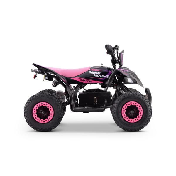 Elektrická čtyřkolka pro děti Beneo Motors Raptor růžová - 800W (obrázek 7)