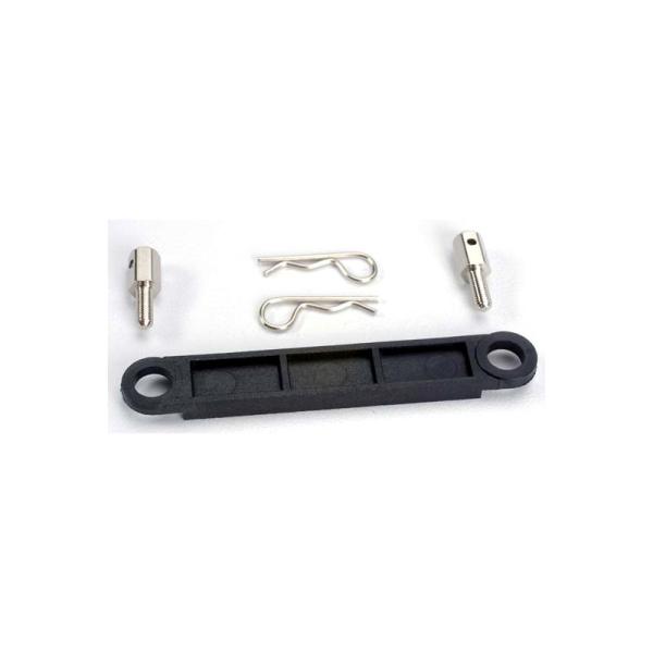 Traxxas lôžka batérie spodné (čierne)