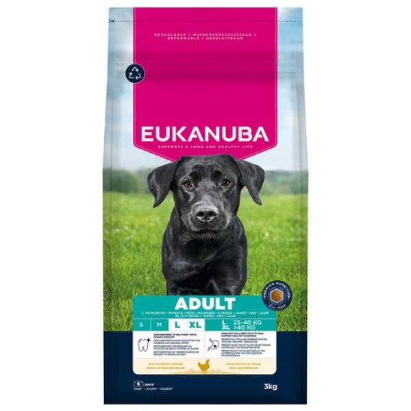 Krmivo EUKANUBA Adult Large bohaté na čerstvé kuře 3 kg (obrázek 10)