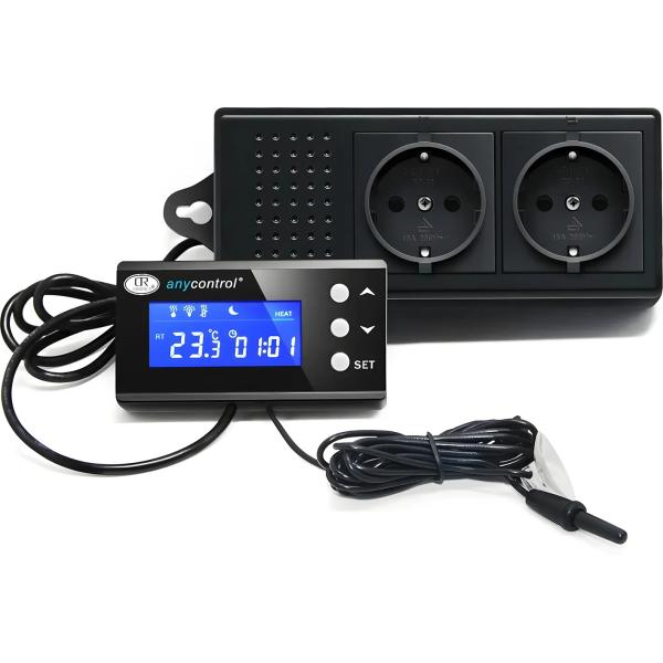 Digitálny kontrolér a termostat pre terária a akvária