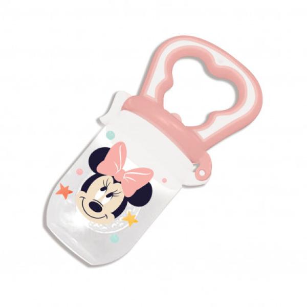 Ciuccio Frutta Disney Minnie Per Bambini Piccoli In Plastica Alimentare, Include Il Portaciuccio Per Mantenere Al Sicuro Il Ciuccio.-image