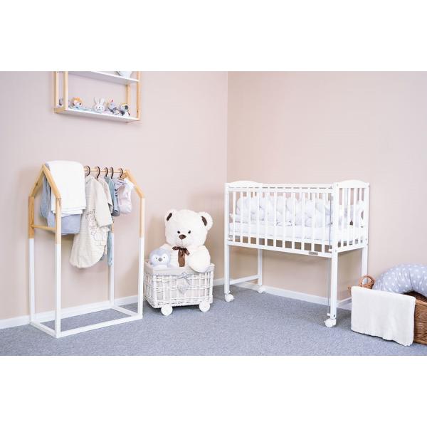 Dětská přístavná postýlka New Baby MATEO 90x40 cm bílá (obrázek 5)
