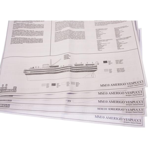 MINI MAMOLI Amerigo Vespucci 1:350 kit (obrázek 7)