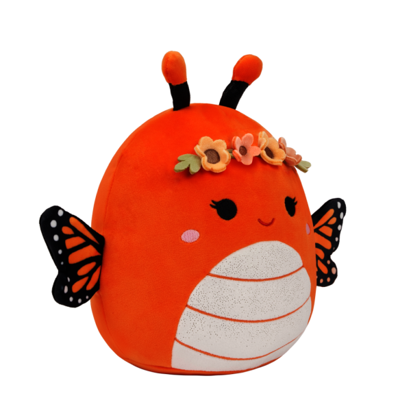 SQUISHMALLOWS Motýl monarcha s korunkou - Mony (obrázek 6)