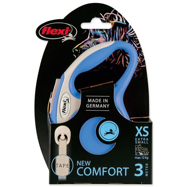 Vodítko Flexi New Comfort páska XS modré 3m