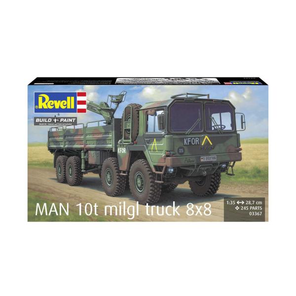 Plastikový ModelKit vojenský 03367 - MAN 10t milgl 8x8 Truck (1:35) (obrázek 10)