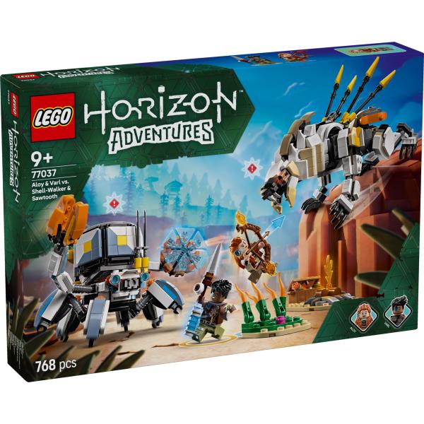 LEGO® Horizon Adventures™ 77037 Aloy a Varl vs. Shell-Walker a Sawtooth