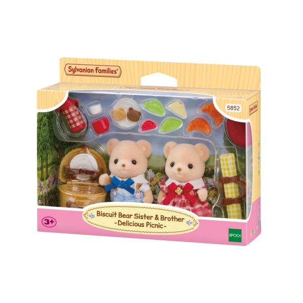 Sylvanian Families Sušenkoví medvídci sestra a bratr na pikniku (obrázek 7)