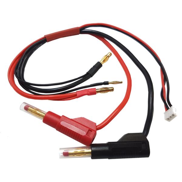 Cavo di ricarica con banane - 4mm Gold bal. kab. 2 mm