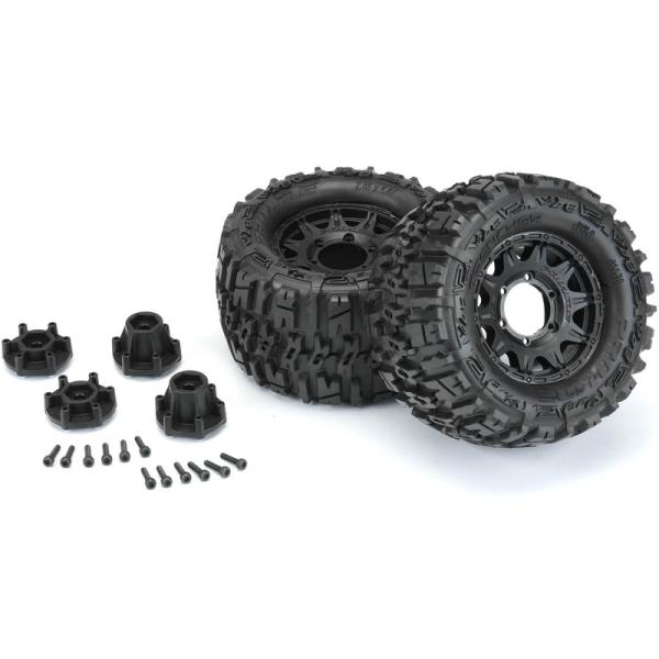 Pro-Line kolo 2.8", pneu Trencher, disk Raid H12 černý (2) (obrázek 3)