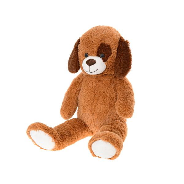 Plush Friends pes plyšový 80cm tmavě hnědý (obrázek 3)