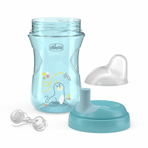 CHICCO Hrnek Advanced se slámkovým náustkem teal, 12m+ (obrázek 3)