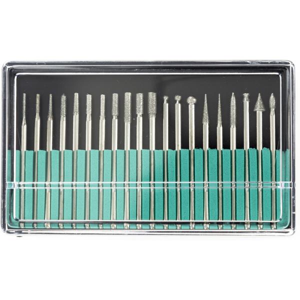 Modelcraft gravírovacie nástroje so stopkou 2.35mm (sada 20ks)