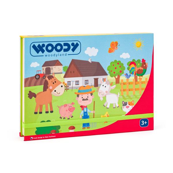 Woody Krabička s magnetickými tvary - Statek (obrázek 6)