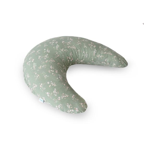 CEBA BABY Polštář na kojení HUGGY (150x60x37) Basic Jersey Green Meadow