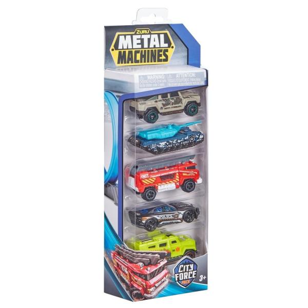 ZURU Metal Machines – City force Sada aut 5ks