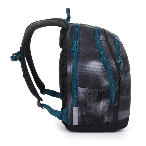 Studentský batoh Modré žíhání Topgal RUBI 25034