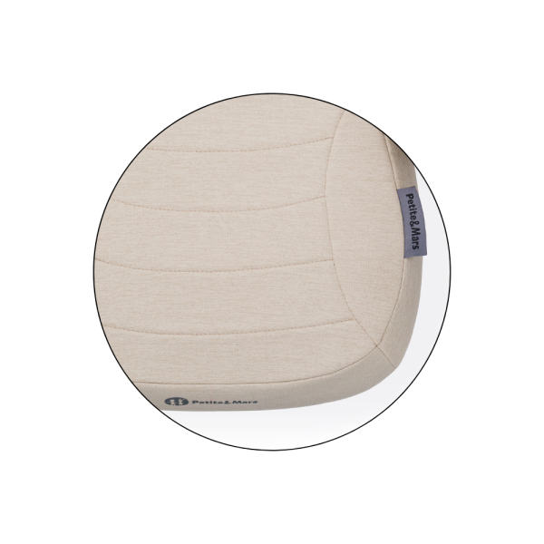 PETITE&MARS Podsedák Zuno Sage Beige 125 - 150 cm (22-36 kg) (obrázek 8)