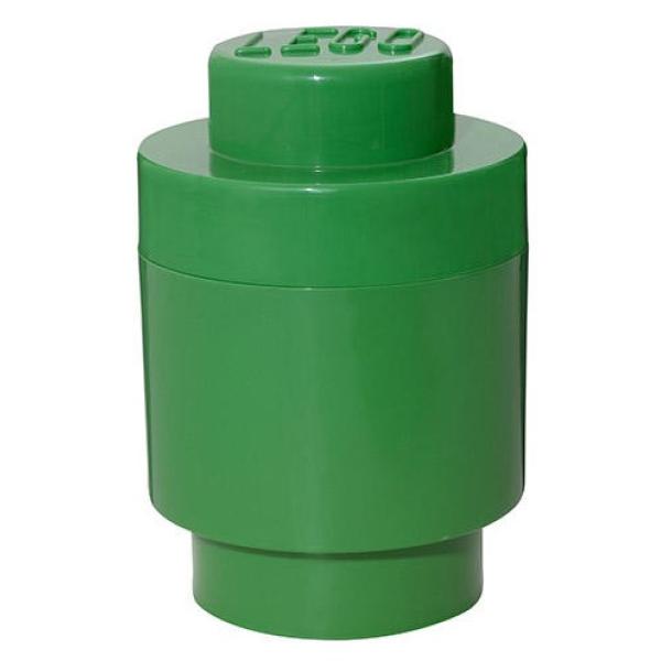 LEGO® úložný box kulatý - zelená 123 x 183 mm
