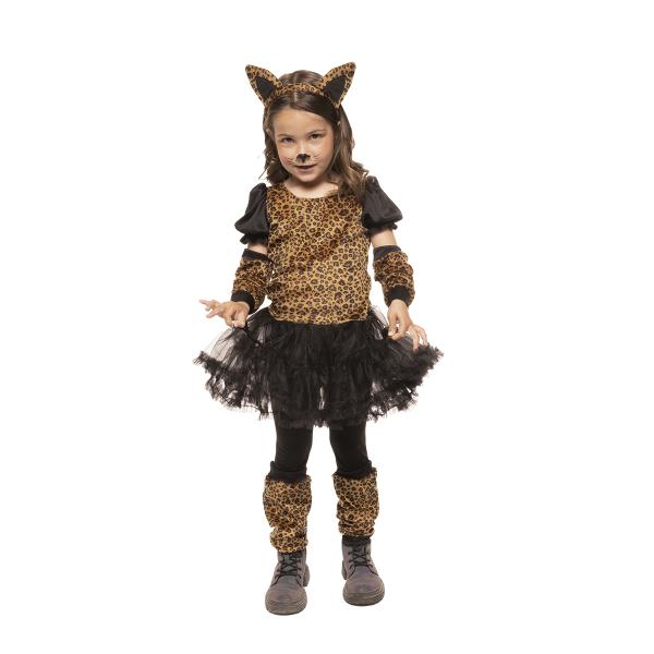 Leopardica detský kostým veľkosť (98-104cm)
