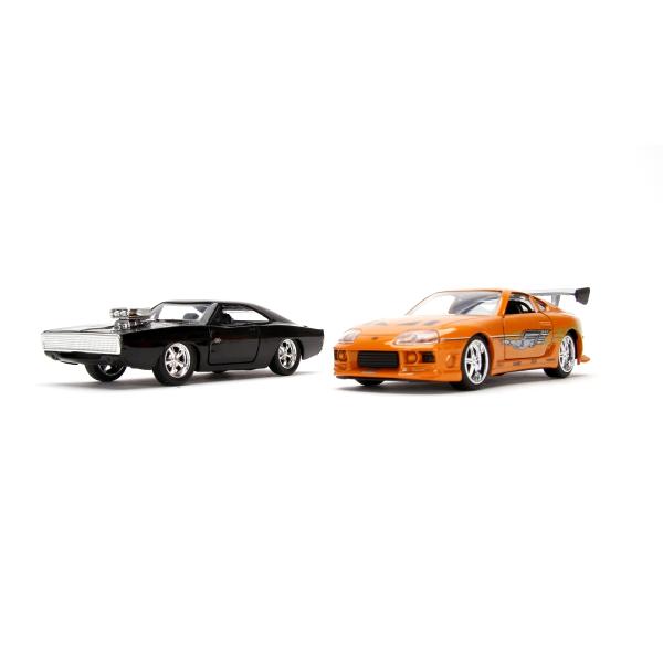 Rýchlo a zbesilo Twin Pack Toyota Supra a Dodge Charger 1:32