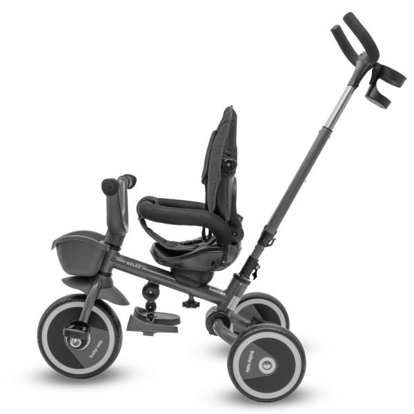 Dětská Tříkolka Baby Mix 5v1 RELAX 365° šedá