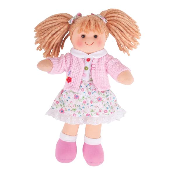 Bigjigs Toys Látková panenka Poppy 28 cm (obrázek 5)