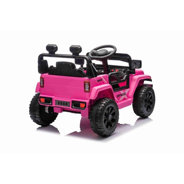Elektrické autíčko OFFROAD NEW s pohonem zadních kol, růžové, Lithiová baterie (obrázek 6)