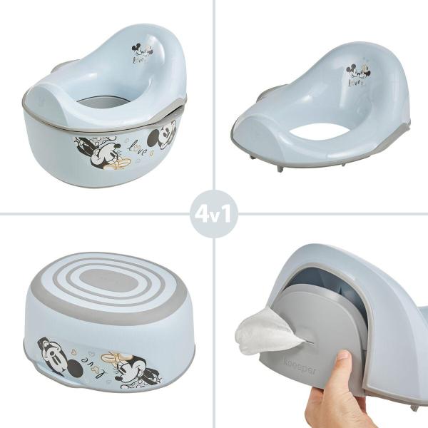 Detský nočník  4v1 "Mickey", Modrá