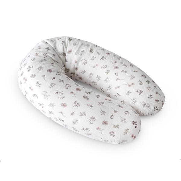 CEBA Polštář na kojení Cebuška Multi Mušelín Small Twigs 190 cm