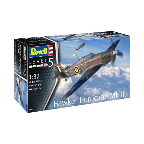 Plastic ModelKit letadlo 04968 - Hawker Hurricane Mk IIb (1:32)