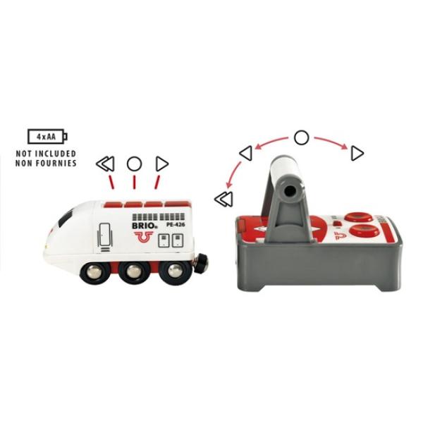 Brio Elektrický vláček – sada na dálkové ovládání