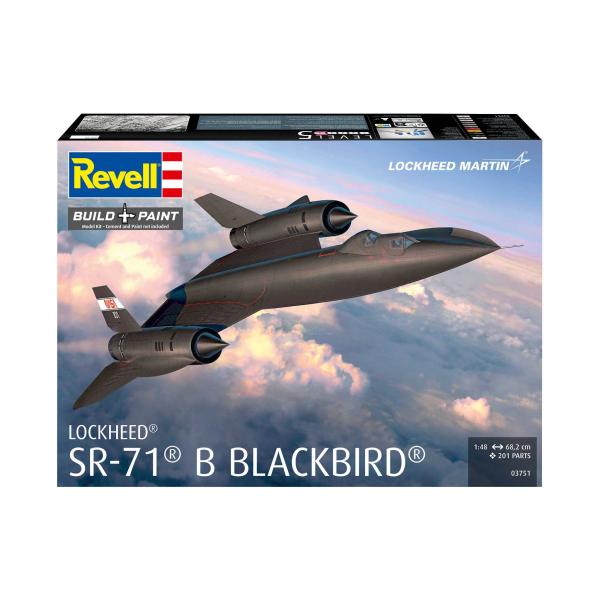 Plastic ModelKit letadlo 03751 - Lockheed SR-71B Blackbird (1:48) (obrázek 11)