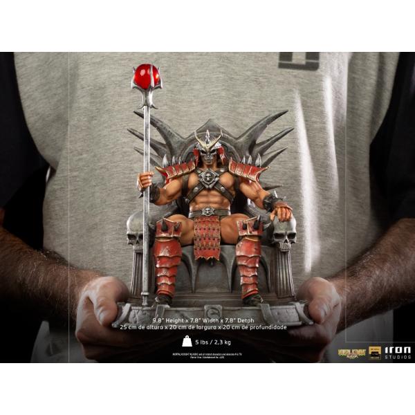 Iron Studios Mortal Kombat - Shao Khan Socha Deluxe Art Scale 1/10 (obrázek 5)