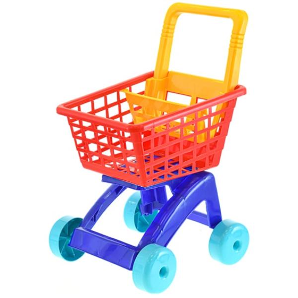 Nákupný vozík  červený