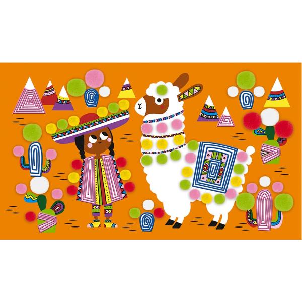 Janod Atelier Lama s bambulkami Midi 4+