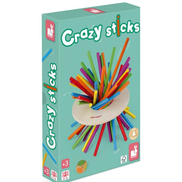 Janod Společenská hra pro děti Bláznivé tyčky 3+