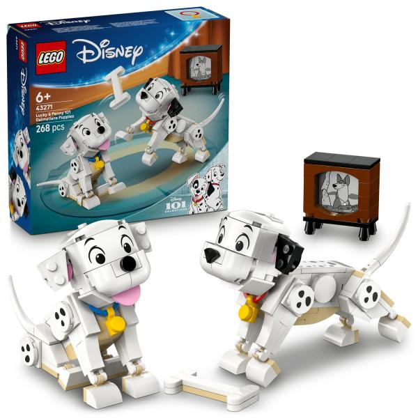 LEGO® Disney™ 43271 Štěňátka Lucky a Penny z filmu 101 dalmatinů